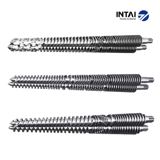conical twin screw barrel for PVC extrusion
